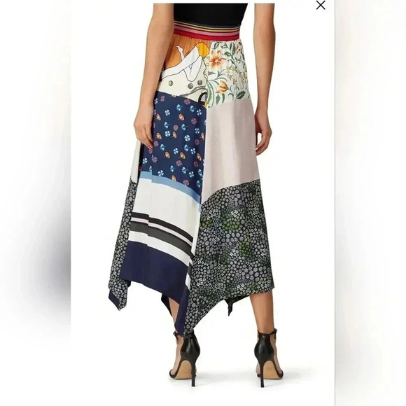 See by Chloé Summer Patchwork Handkerchief Skirt S - Picture 4 of 9